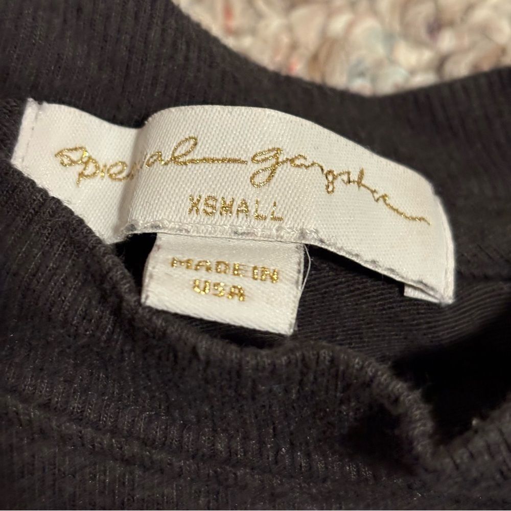 Spiritual Gangster Dark Gray The Light Malibu Crew Neck Sweater- Size XS - Picture 8 of 11